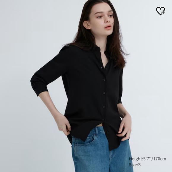 Uniqlo Rayon Blouse - Picture 1 of 6